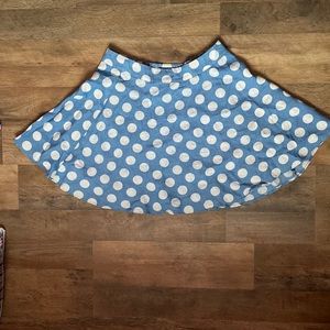 Love Culture Polka Dot Mini Skirt